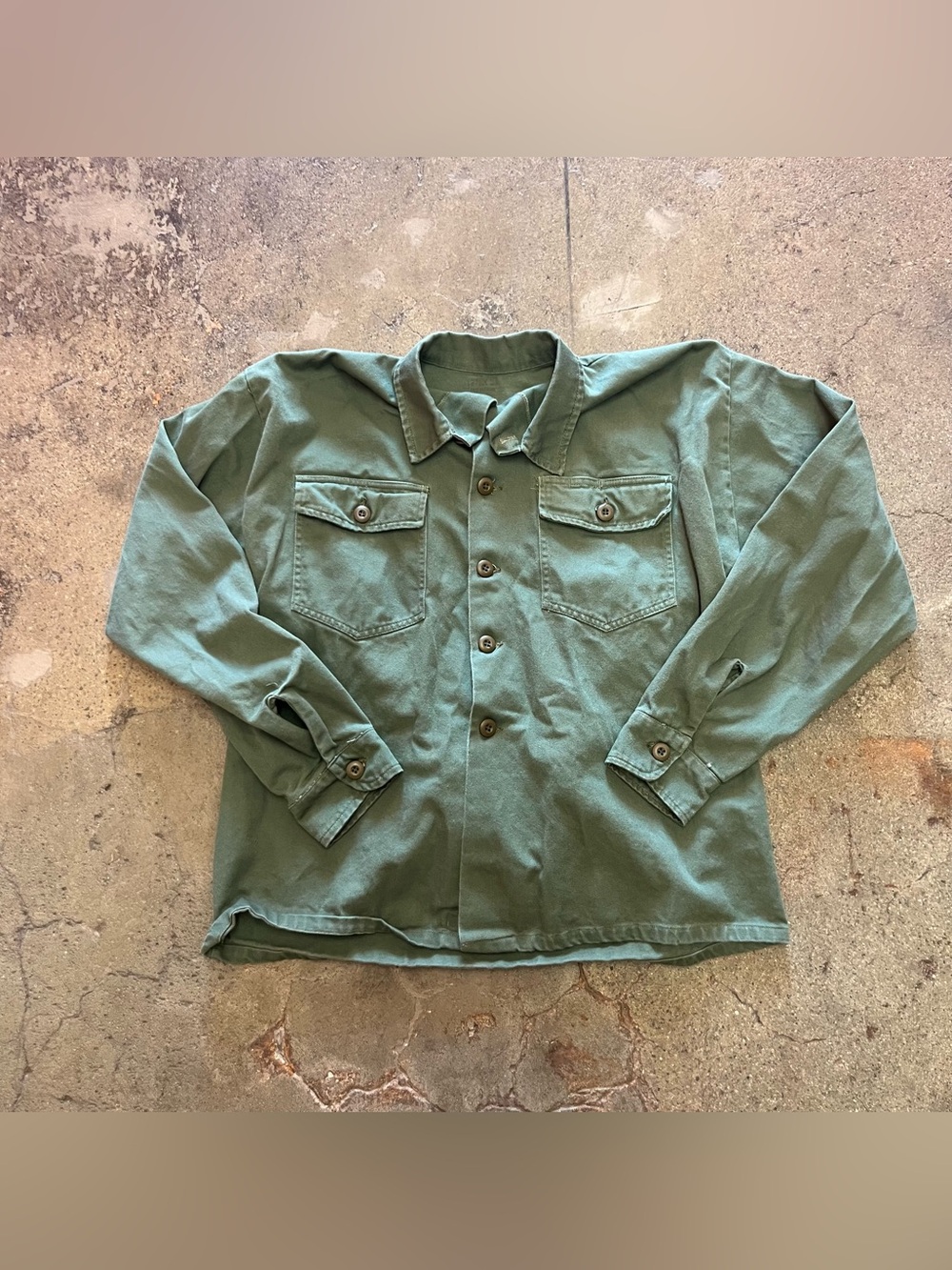 Vintage OG-107 Sateen Fatigue Overshirt (17.5-34)